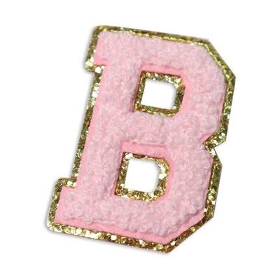 5.1cm 5.7cm 6.3cm 7cm 글자 A-Z 반짝이는 패치 아이러닝 체닐 반짝이는 글자 패치 옷